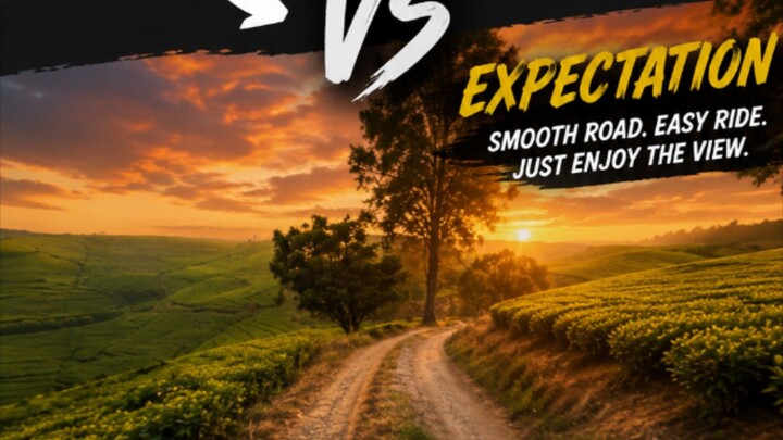 POV: The Road I Wanted vs The Road I Got 🏍️