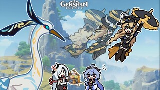 【原神动画】 娜维娅飞行历险