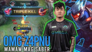 19 KILLS🔥OMG Z4PNU MAMAW MAG SABER (SABER ONE HIT COMBO BUILD)