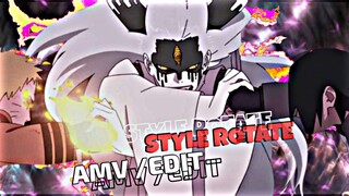 AMV/Edit Edgy Rotate Style (Alight Motion) preset?!! read desk