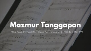 Mazmur Tanggapan Hari Raya Pentakosta Tahun A / Tahun C - JenniferOdelia