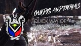 MHW - Quick and Simple Way to Break Parts and Farm Materials Guide.