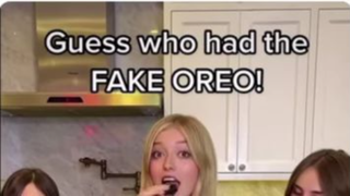 Guess who had the fake oreo