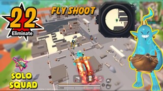 FLY SHOOT M416 + X6 SCOPE | SOLO VS SQUAD 22 KILLS | SOUTH SAUSAGE MAN