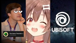 Korone appeared in GAME THEORY & Sponsorship by UBISOFT!