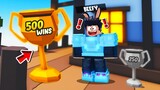 I Hit 500 WINS!! in Roblox BedWars