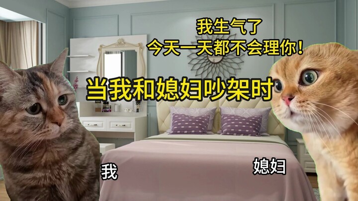 【Cat Meme】When I Argue with My Wife