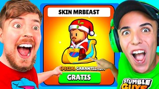 Stumble Guys REGALA SKIN ESPECIAL *GRATIS* ! 😱 MRBEAST