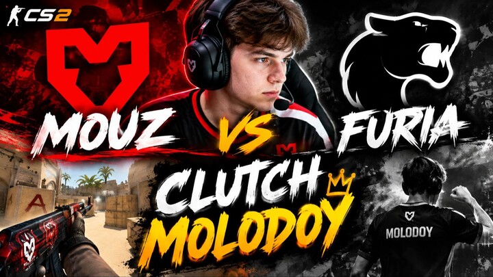 Mouz vs Furia CS2 - Clutch Molodoy