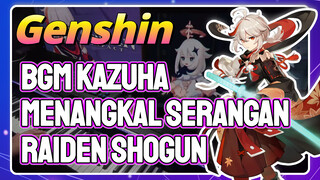 BGM Kazuha menangkal serangan Raiden Shogun