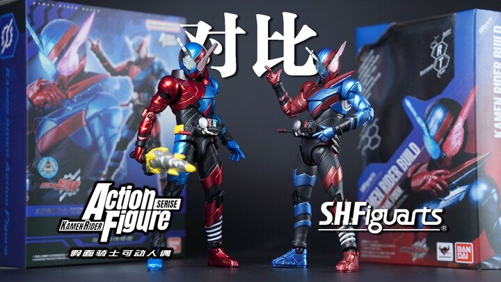 【细节・可动对比】日版「S.H.Figuarts 假面骑士创骑」 VS 国代「假面骑士可动人偶套装 假面骑士创骑」