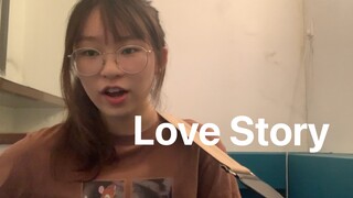 Cover lagu "Love Story" - Taylor Swift dari anak SMA.