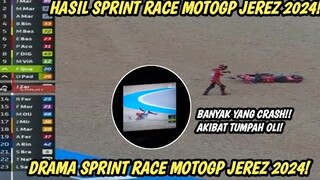 BANYAK YANG CRASH DI SPRINT RACE! SPRINT RACE MOTOGP JEREZ 2024 || SPRINT RACE MOTOGP SPANYOL 2024