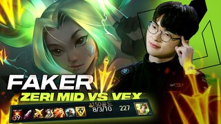 T1 FAKER ZERI VS VEX, TAM HỢP KIẾM + NHỊP ĐỘ CỰC LỖI (LMHT)12.2