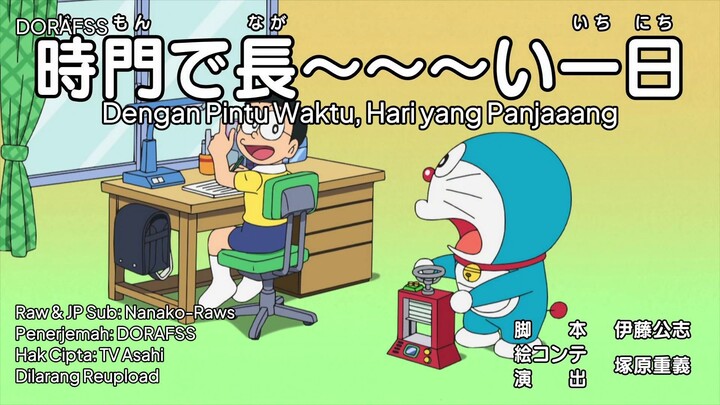 Doraemon 929 AB Sub Indo & Eng Terbaru: Hari Yang Panjaaang dengan Pintu Waktu & Palu Batu