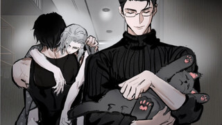 [OC handwritten] Such rare peace—usually, whenever those two little ones get together, the two paren