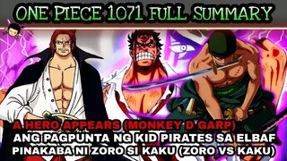 One piece 1071: full | A hero appears "Monkey D Garp" Kid pirates sa elbaf | Zoro vs Kaku ng Cp0