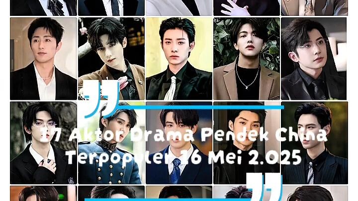 beberapa aktor terpopuler