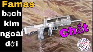 Tik Tok Free Fire | Skin Famas Bạch Kim Ngoài Đời Thật | Ngọc K9