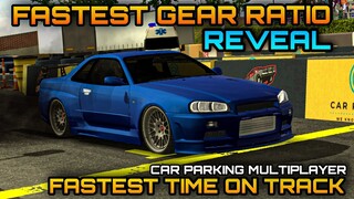 Fastest Gear Ratio Reveal-Nissan Skyline GTR R34 | Car Parking Multiplayer New Update