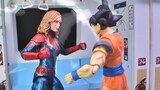 [656 Stop Motion Animation] Captain Marvel và Ngộ Không đọ sức đỉnh cao, Thanos búng tay vào thời kh