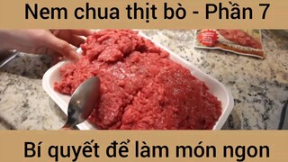 Bí quyết để làm món Nem chua thịt bò #7