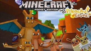 Pokemon Addon Update | Lets go Pikachu & Evee For MCPE 1.16/1.17+