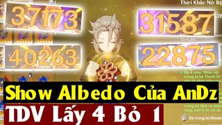 Show Chỉ Số Albedo Và Test Cho AE Tham Khảo - Siêu Sup Dps Yêu Thích Của Mình - Genshin Impact