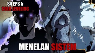 S4 Episode 5 Solo Leveling - Sung Jin Woo Menghancurkan Architect Dan Menelan Sistem!