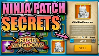 Ninja patch has ninja changes in Rise of Kingdoms [Confirmed: RIP Double hospital filling]