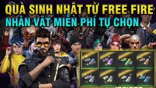 [FREEFIRE] Quà Sinh Nhật 3 Tuổi Free Fire Nhân Vật Miễn Phí Tự Chọn, Alok Có Được Chọn Miễn Phí