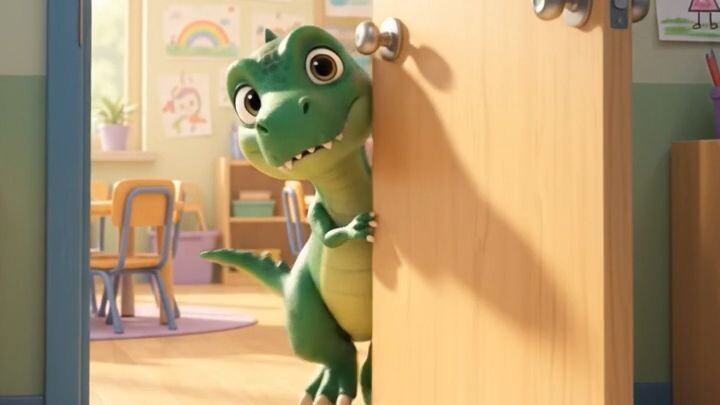 Tiny Dinosaur at School