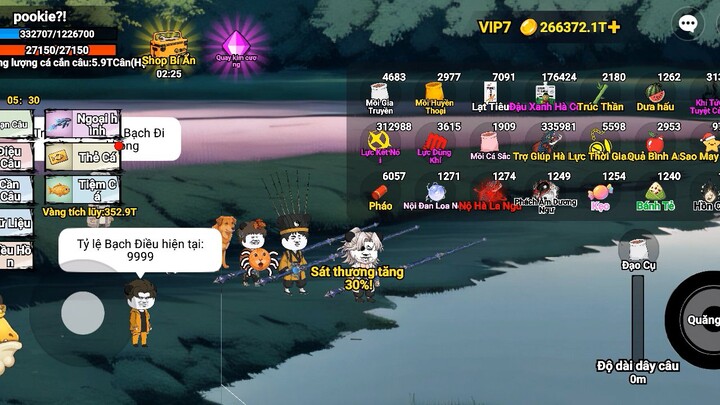 Pet mới trong câu cá vạn cân liệu có quá lỗi game ?
