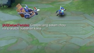 "TERIZLA: Creeps Lang saken Chou na to Watch haha" (ito nangyare kay Terizla"