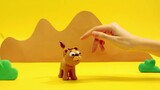 Lion Stop motion cartoon for children - BabyClay