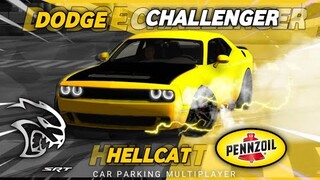 Dodge Challenger hellcat Pennzoil|Car Parking Multiplayer