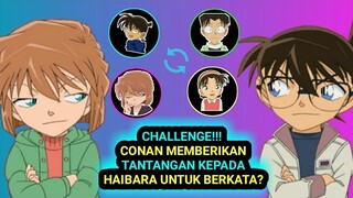 DETECTIVE BOYS CHALLENGE!! Conan menantang haibara untuk berbicara Ahrere