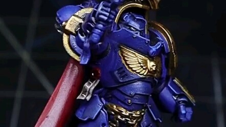 [Warhammer 40k] Pengecatan ulang dan transformasi cat Kapten Ultramarines