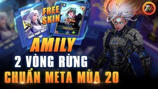 Liên quân [ FREE 2 Skin Mới Mùa 20 ] Amily Quang Vinh Đi Rừng Di Chuyển chuẩn meta mùa 20 TNG