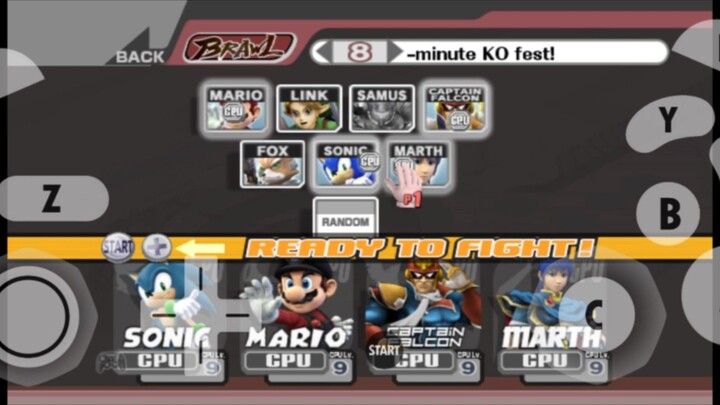 Super Smash Bros Brawl (Vanilla) VS Super Smash Bros Brawl Alternate Universe