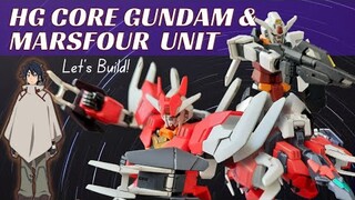 HG CORE GUNDAM and MARSFOUR UNIT | ASMR | 4K