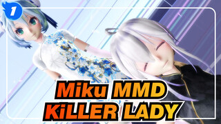 [Miku MMD] KiLLER LADY - Miku & Haku in Qipao_1