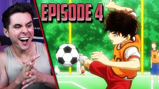 "WHAT A CLUTCH PLAY" Ao Ashi Episode 4 REACTION!