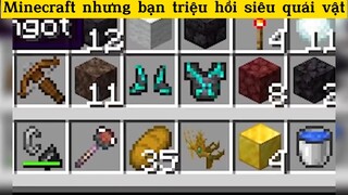 Minecraft nhưng bạn triệu hồi siêu quái vật p6