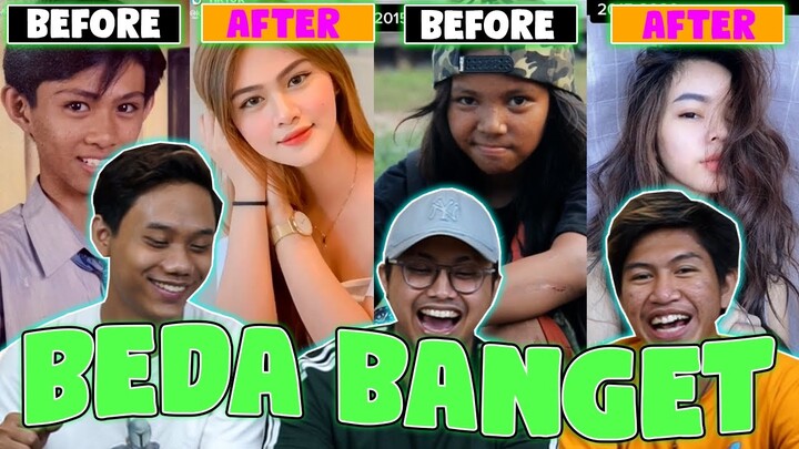 DULUNYA BURIK KENAPA SEKARANG JADI CANTIK ??!! REACTION GLOW UP TIKTOK !!