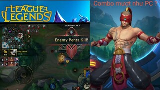 League of Legends : Wild Rift - Lee Sin Jungle Combo INSEC