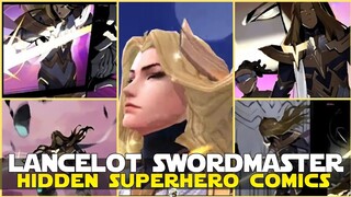 SUPERHERO SQUAD COMICS IN LANCELOT SWORDMASTER ENTRANCE ANIMATION MOBILE LEGENDS LANCELOT NEW SKIN!