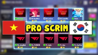 Call of Duty Mobile |PRO SCRIM - OXG(GoodGenius) VS T1(1K Gaming) | SmileGG Test Súng Mùa Mới