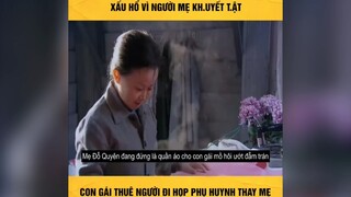 Xấu hổ vì mẹ là người khuyết tật
