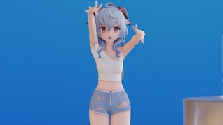 [Genshin Impact MMD\Cloth Calculation] Ganyu Secretary Dance
